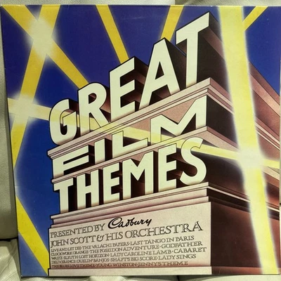 John Scott GREAT FILM THEMES Soundtracks LP Cadbury Godfather Sleuth James Bond - Image 1 of 4