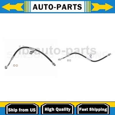 2x Brake Hose Line Front For GMC Sonoma 1991-1993 4WD GMC Syclone 1991 - Image 1 of 4