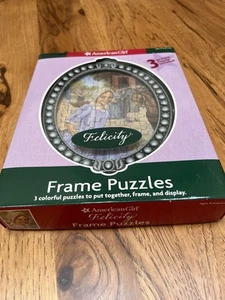 American Girl Frame Puzzles Felicity Three 50-Piece Puzzles! Complete - Picture 1 of 5