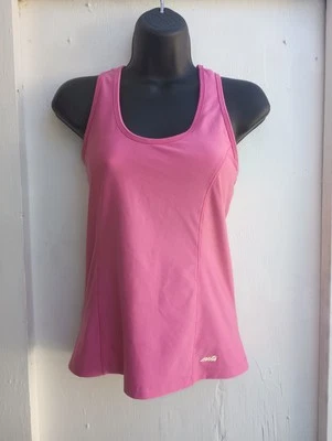 Women's Avia Pink Small Built In Bra Cross Straps Tank Top Gym Workout Training - Image 1 of 4