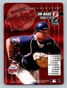 2001 MLB Showdown Unlimited Matt LeCroy #254 - Picture 1 of 2