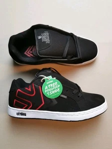 ETNIES Mens Size UK 8.5 Metal Mulisha Fader (BNIB) Black White Red Lace Up - Picture 1 of 16
