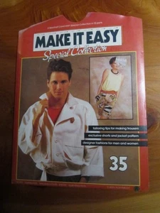 SEWING PATTERN MAKE IT EASY SPECIAL COLLECTION NO. 35 ** MUST SEE * - Picture 1 of 2
