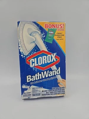 Kit de sistema de limpieza de varita de baño Clorox BATH WAND varita retirada NOS + almohadillas Foto 1 de 4