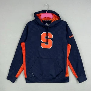 Syracuse Orange Hoodie Mens Medium Blue Orange NCAA Lacrosse Therma Fit Nike - Picture 1 of 15