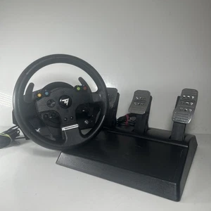 Thrustmaster Force Feedback Steering Wheel and Pedals Set for Xbox with Stand - Picture 1 of 8