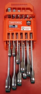 Juego de llaves combinadas de trinquete métricas Craftsman CMMT87021 11 piezas 12pt - Imagen 1 de 5