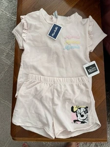 Minnie Mouse Short Set Girl 6x Disney pink - Picture 1 of 3