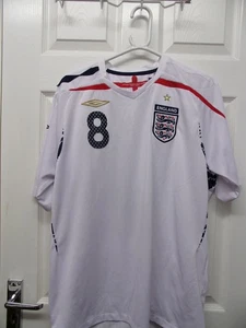 Umbro England 2007-2009 Home Football Shirt Size L Lampard 8 - #3104 - Picture 1 of 8