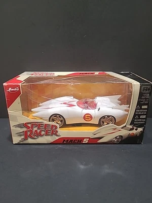 Литая модель автомобиля Jada Toys Speed Racer Mach 5 масштаб 1:24 2007 *ПОМЯТАЯ КОРОБКА* - Изображение 1 из 4