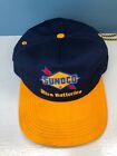 Sunoco Ultra Batteries trucker Hat Draw String k-products USA New Old Stock