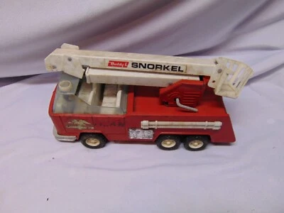 Camión de bomberos Buddy L American LaFrance de colección de metal fundido con escalera Japón 10 Foto 1 de 4