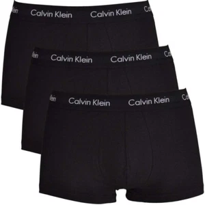 3 Pack Black Mens Boxer Shorts Trunks, Comfort Fit Boxers Mens Underwear - Picture 1 of 1