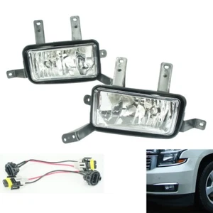 Clear Bumper Fog Lights Halogen Driving Lamp for GMC Suburban Yukon 2015 - Picture 1 of 4