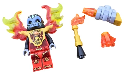 LEGO Legends of Chima 131: Gorzan - Armor Breastplate, Flame Wings Minifigure - Image 1 of 3
