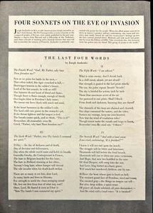 Four Sonnets Eve D-Day Invasion Joseph Auslander WWII Magazine Print 1944 - Picture 1 of 6
