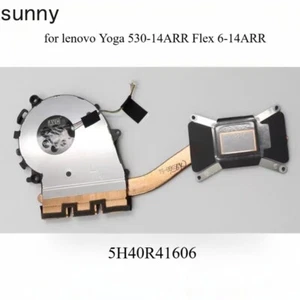 New for lenovo Yoga 530-14ARR Flex 6-14ARR Fan radiator heatsink 5H40R41606 - Afbeelding 1 van 2