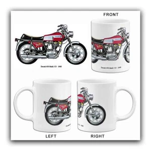 Ducati 450 Mark 1968 3P - taza de publicidad promocional - Imagen 1 de 3