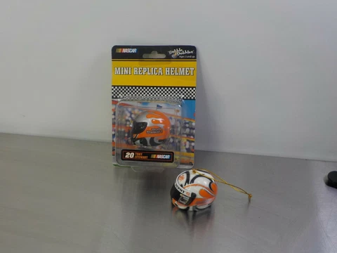 Two Mini Tony Stewart #20 NASCAR Racing Helmets by Bobble Dobbles Cover