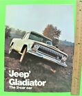 1970 JEEP GLADIATOR PICK-UP TRUCK DLX 12-pg COLOR CATALOG Brochure CAMPER Xlnt+