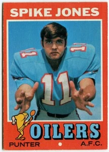 1971 Topps #64 Spike Jones Houston Oilers - Picture 1 of 2