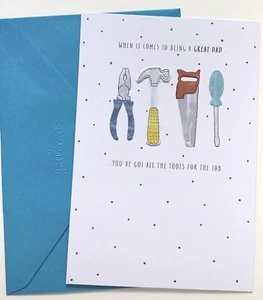NEW HALLMARK FATHERS DAY CARD “WHEN IT COMES TO BEING A GREAT DAD” (FREE POST) - Picture 1 of 5