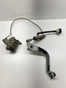 2005 POLARIS PREDATOR 500 OEM NISSIN REAR BRAKE MASTER CYLINDER & CALIPER - Picture 1 of 9
