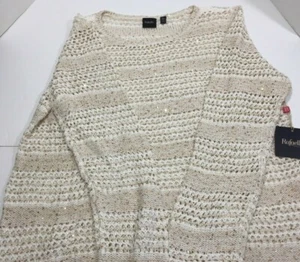 Rafaella Women's Misses Open Stitched Knit Sweater, XLarge - Picture 1 of 3