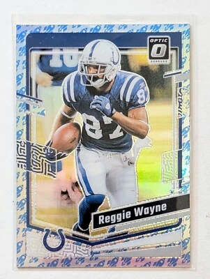 2023 Panini Donruss Optic Reggie Wayne Rocket Prizm #80 Indianapolis Colts - Image 1 of 2