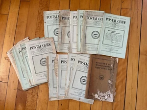 (16) Antique United States Official Postal Guides 1932 1933 1936 VTG Ephemera - Picture 1 of 8