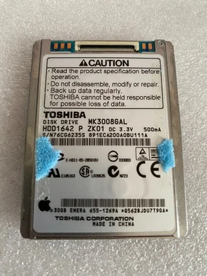 30GB HDD for iPod Classic - Toshiba MK3008GAL, 1.8" ZIF hard drive - Image 1 of 3