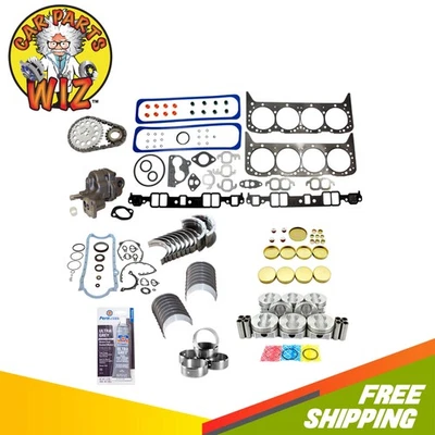 Kit de reconstrução de motor mestre compatível com 87-90 Cadillac Chevrolet Brougham Camaro 5.7L - Imagem 1 de 4
