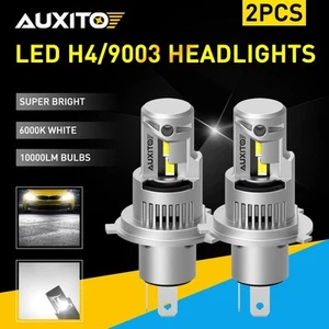 1 Par de Bombillas LED H4 9003 Luz Alta Baja Super Brillante 10000LM 6000K - Imagen 1 de 12