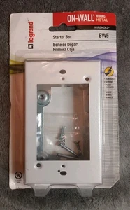 Legrand Wiremold On-Wall Wiring Metal Starter Box  - Picture 1 of 3