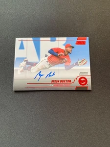 2022 Topps Stadium Club Auto Red Foil /50 Byron Buxton #SCBA-BB Auto - Picture 1 of 2
