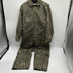 Vintage Liberty Realtree Insulated Camo Hunting Coveralls Men’s Size XL REGULAR - Picture 1 of 11