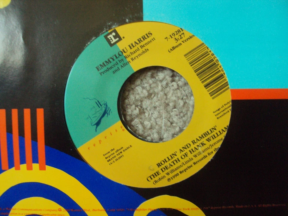 EMMYLOU HARRIS Rollin' & Ramblin'/Sweet Dreams Of You 7" 45 early-90's country Foto 1 de 1