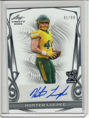2023 LEAF TRINITY HUNTER LUEPKE ROOKIE/RC AUTO #41/99 - Image 1 of 2