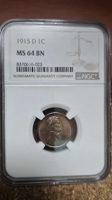 1915-D Lincoln Cent MS64 Toned & Well Struck - Image 1 of 4