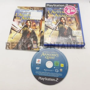 Vintage Game SONY PLAYSTATION 2 PS2 LOTR L'Avventura di Aragorn Aragorn's Quest - Picture 1 of 1