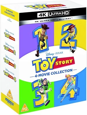 TOY STORY 1-4 4K UHD Blu-Ray 4 Movie Collection BRAND NEW - Bild 1 von 2