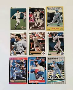 Ranger Tigers Astros Lot 1990 Upper Deck Pete Incaviglia 333 1988 Donruss 304 - Picture 1 of 12