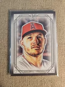 2024 Topps Museum Mike Trout Collezione Tela Riproduzione #CCR-2 - Foto 1 di 2