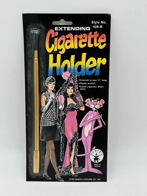 Vintage Rubie's Costume Co. Soporte extensible para cigarrillos utilería pantera rosa nuevo en paquete Foto 1 de 3