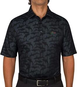 NEW - Small - Greg Norman Performance Golf Polo Shirt Soft Touch Relaxed Fit UPF
