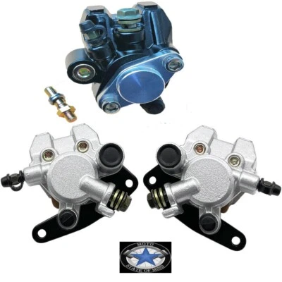 Front & Rear Brake Calipers W/Pads for Honda TRX250X FourTrax 250 2x4 1987-1992 - Image 1 of 3