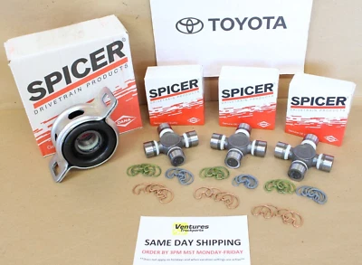 Toyota Tacoma V6 Dana Spicer 2005-2015 línea de transmisión trasera junta en U kit de cojinete de suspensión Foto 1 de 4