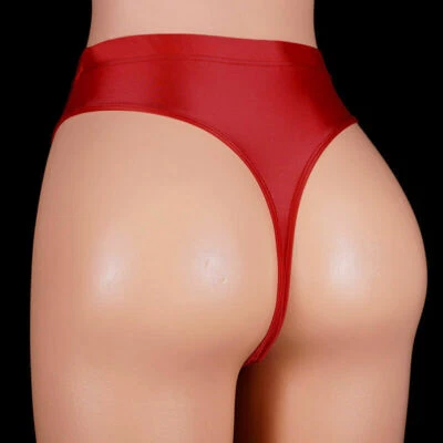 Женщин мужчин гладкий блестящий глянцевые трусики эластичной стринги трусиков Knickers нижнее белье - Изображение 1 из 4