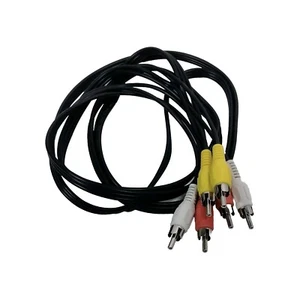 5FT Long 3RCA 3 RCA Male M/M Stereo Audio Video DVD HDTV AV Cable - Picture 1 of 2