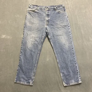 Faded Glory Straight Jeans Mens 38x30 Blue 100% Cotton Denim - Picture 1 of 9